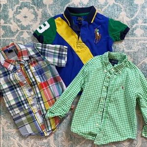 Bundle of Ralph Lauren Polo & Gap boys’ shirts 🐎